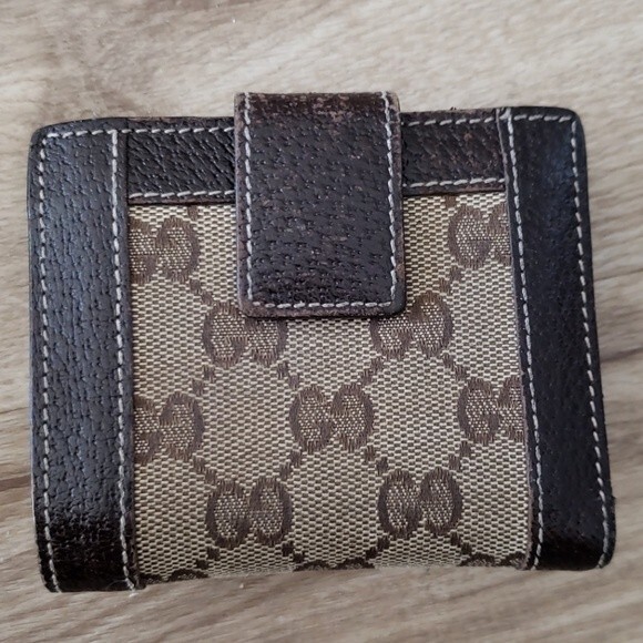 Gucci Brown Guccisima Chic Edgy Feminine Y2K Classic Wallet and Key Holder Set - Picture 4 of 5